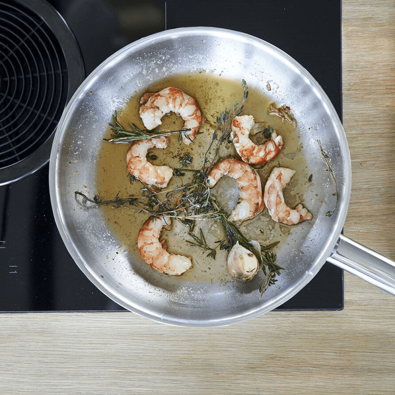 Pro Fry Pan, 28cm, Stainless Steel