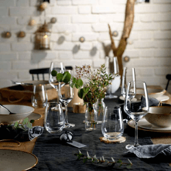 Image showing the Vivo Voice Set of 4 Red Wine Glasses, 500ml, Clear product.