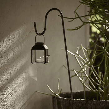 Image showing the Westport Lantern, H11cm, Grey product.