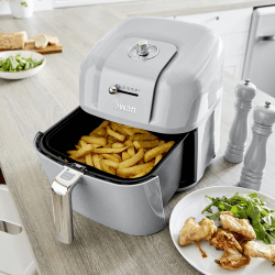 Image showing the Retro Air Fryer, 6L, Grey product.
