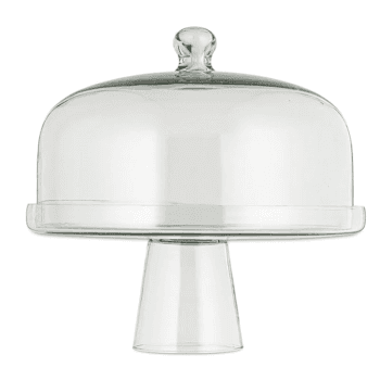 Image showing the Banjara Glass Dome Cake Stand, D30cm, Clear product.