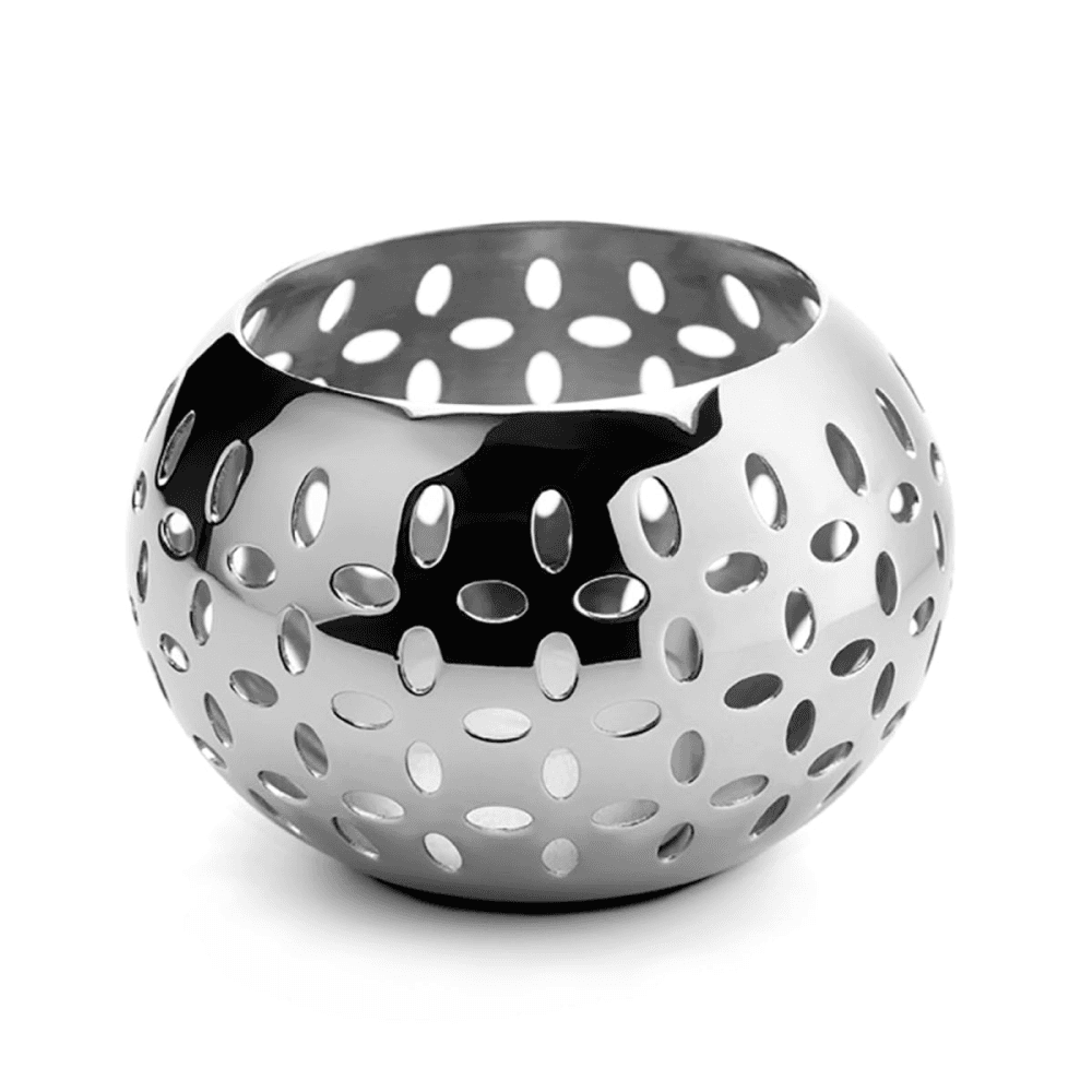 Sesame Tealight Holder, Small, Stainless Steel