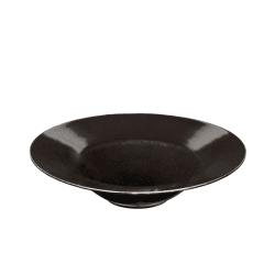 Image showing the Nordic Coal Deep Pasta Plate, D29cm, Black product.