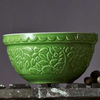 Image showing the In The Forest Hedgehog Mixing bowl, 21cm, Green product.