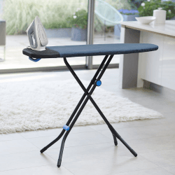 Image showing the Easy-Store Ironing Board, Black/ Blue product.