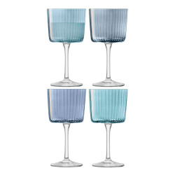 Image showing the Gems Set of 4 Wine Glasses, 250ml, Sapphire product.