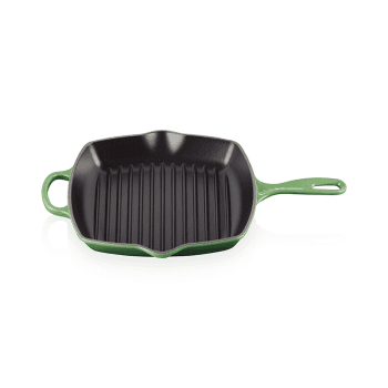 Image showing the Signature Cast Iron Square Grillit, 26cm, Bamboo product.
