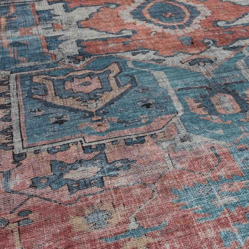 Kaya Traditional Classic Shiva Rug, 120 x 170cm, Red, Blue, Multi