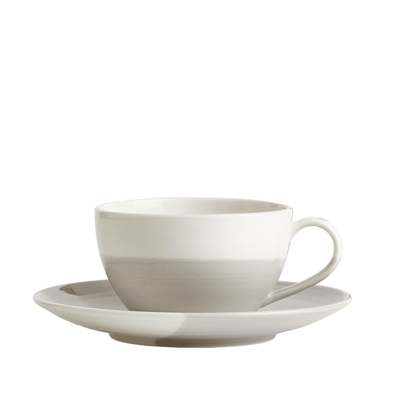 Coffee Studio Cappuccino cup and saucer, 27.5cl, Grey