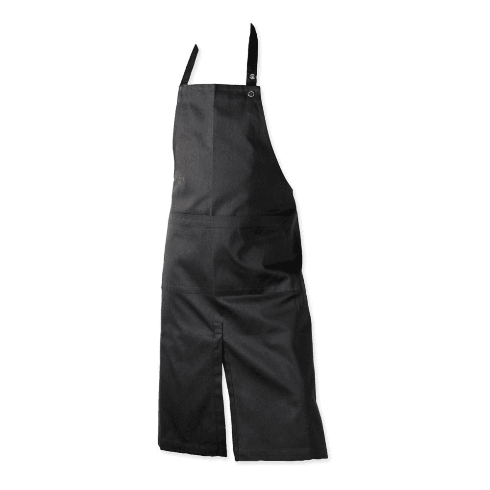 Twill Apron with pocket, 80 x 95cm, Black