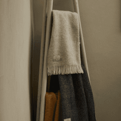 Image showing the Fishbone Throw, 150 x 183cm, Hazel product.