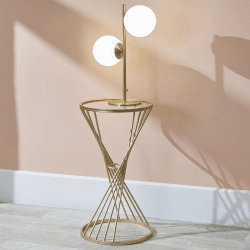 Image showing the Liberty Small Table, Gold product.