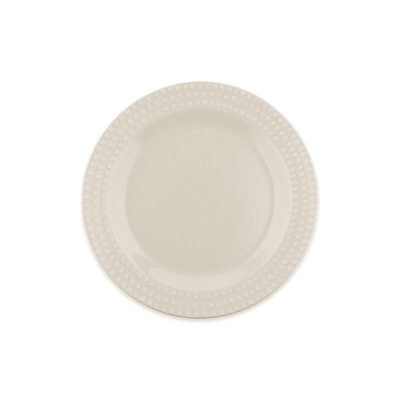Ela Dinner Plate, D27.5cm, Cream