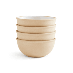 Image showing the Minerals Set of 4 Bowls, D15cm, Moonstone product.