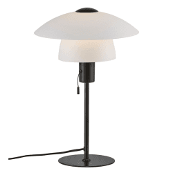 Image showing the Verona Table Lamp, H40cm, Opal White product.