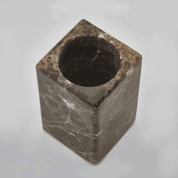 Image showing the Hammam Toothbrush Holder, Brown product.