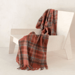 Image showing the Recycled Wool Knee Blanket, 190 x 72cm, Stewart Royal Antique product.