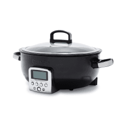 Image showing the Non-Stick Multicooker, 5.6L, Black product.
