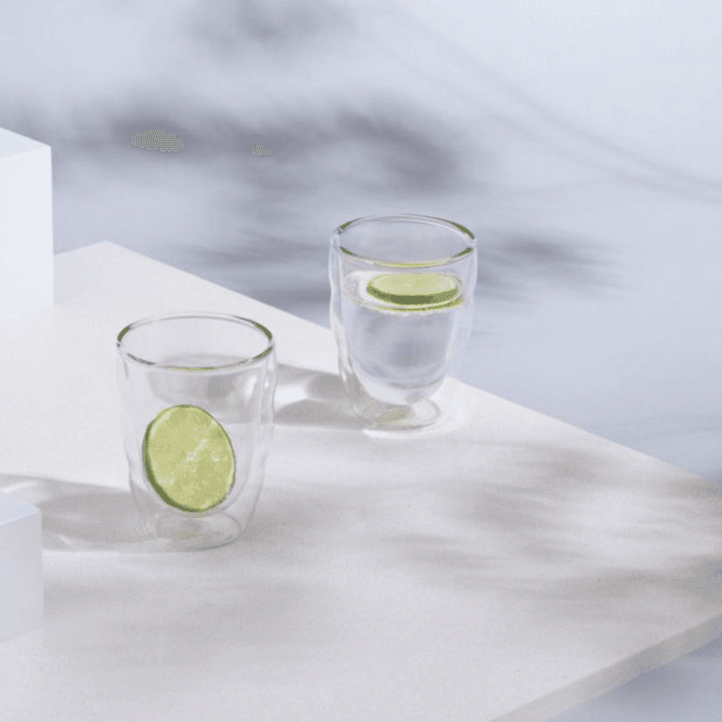 Pilatus Double Walled Set of 2 Tumblers, 250ml, Clear