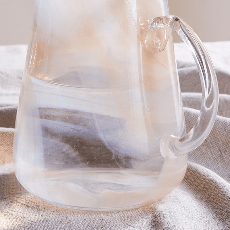 Shirali Marble Swirl Jug, 2L, Apricot