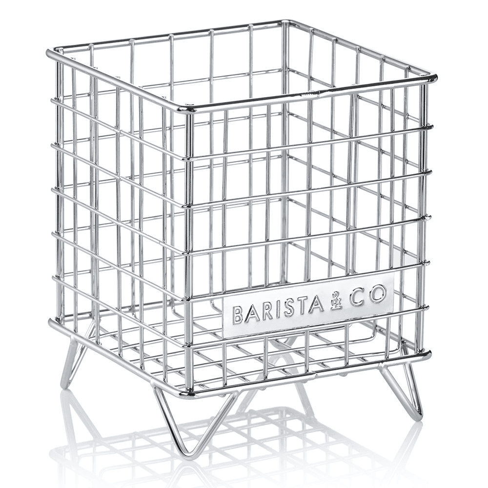 Pod Cage coffee capsule storage, 18 x 14 x 14cm, Steel