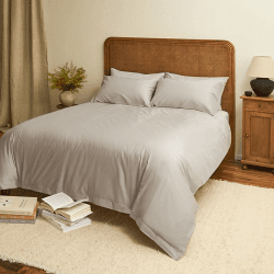 Image showing the Original Percale  Duvet Cover, Superking, Dove Grey product.