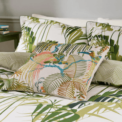 Image showing the Palm House Double Duvet Cover, Botonical Green product.