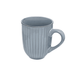 Image showing the Ribbed Mug, 400ml, Blue product.