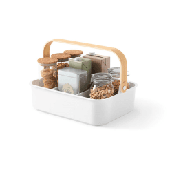 Image showing the Bellwood Bin, White & Natural product.