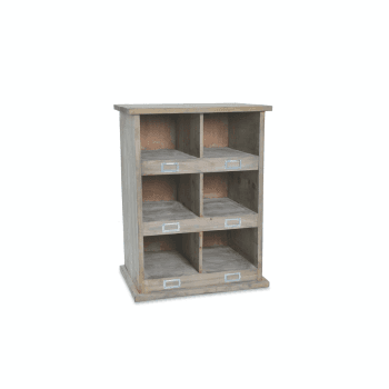 Image showing the Chedworth 6 Shoe Rack, 66 x 50 x 35cm, Natural product.
