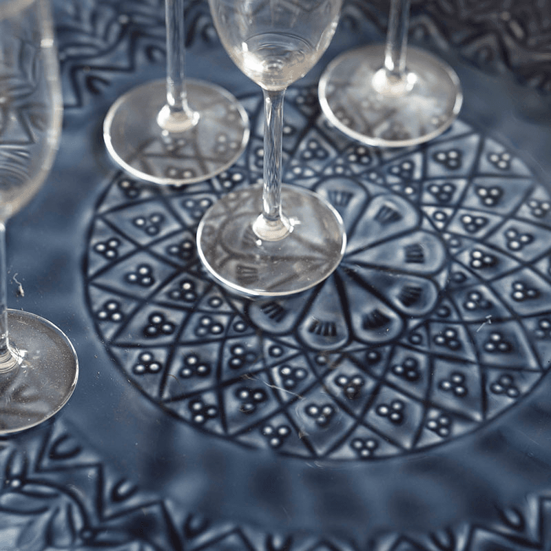 Fiskardo Tray, Blue