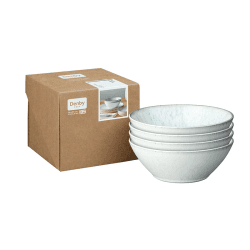 Image showing the Kiln Green Set of 4 Cereal Bowls, D16.5cm product.