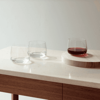 Image showing the Metropolitan Set of 4 Stemless Glass, 360ml, Clear product.