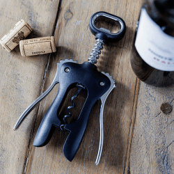 Image showing the Double Handled Winged Corkscrew, Black product.
