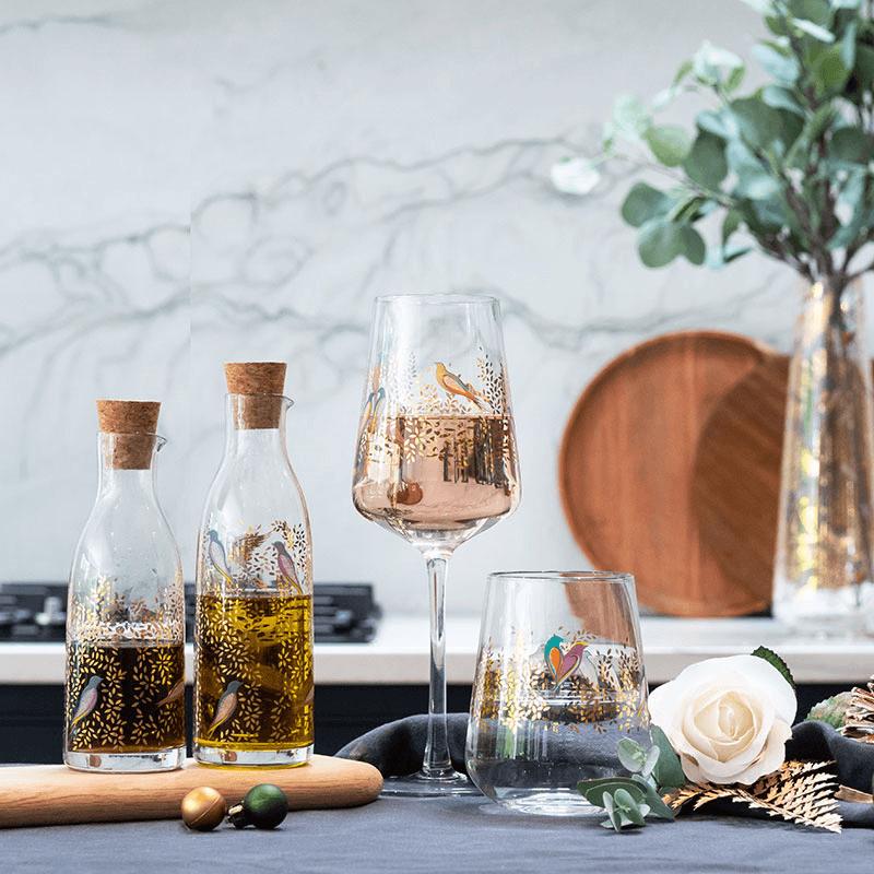 Chelsea Set of 2 Tumblers, 410ml, Gold