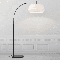 Image showing the Dicte Floor Lamp, H180cm, White product.