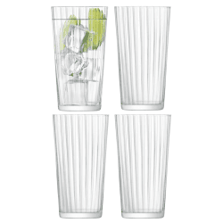Image showing the Gio Line Set of 4 tumblers, 560ml, clear product.