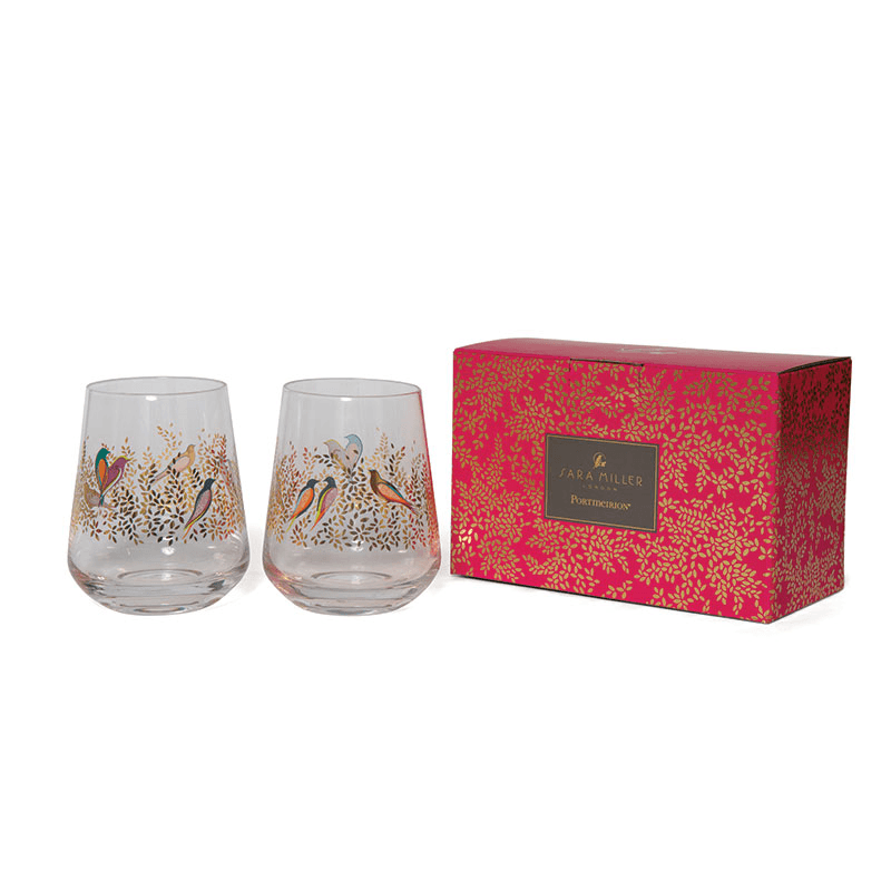 Chelsea Set of 2 Tumblers, 410ml, Gold