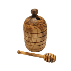 Image showing the Honey Pot & Dipper, D14cm product.