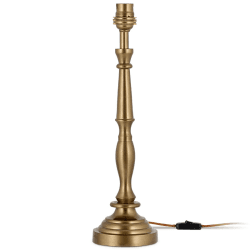 Image showing the Lele Solid Brass Table Lamp, H34cm, Brass product.