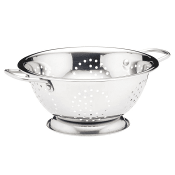 Image showing the Colander, 24cm, Stainless Steel Twin Wire Handled product.