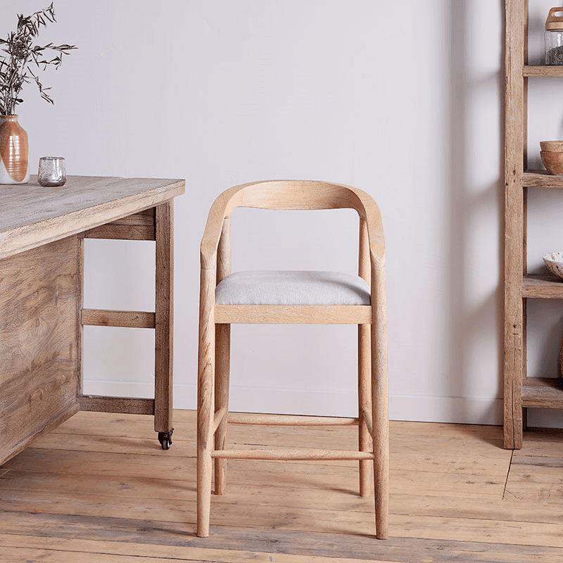 Anbu Counter Chair, Mango Wood