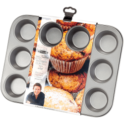 Image showing the Bakers Dozen Non-Stick Muffin/Cupcake Tin, 12 Cup product.