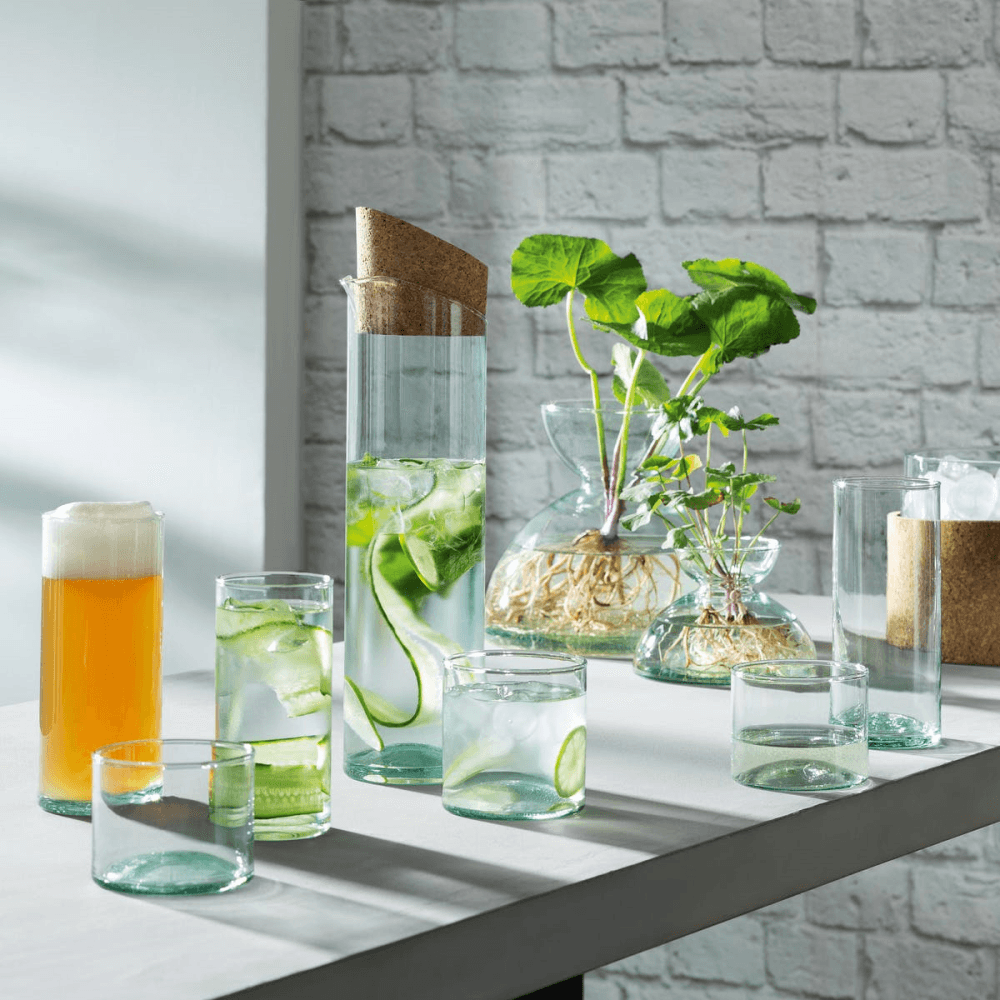 Canopy Carafe, 1.3 Litre, clear/cork