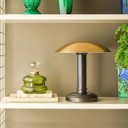 Image showing the Hernan Rechargeable Lamp, 26cm, Antiqued Brass and Bronze product.