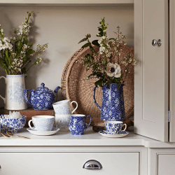 Image showing the Regal Peacock Teacup, 187ml, Blue product.