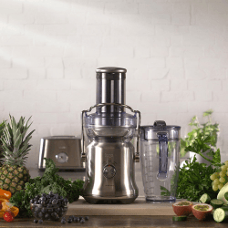 Image showing the The Nutri Juicer Cold Plus Juicer, 2 litre, stainless steel product.