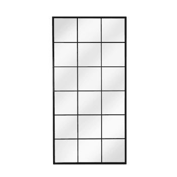Image showing the Fulbrook Leaning Mirror, H180cm, Black product.