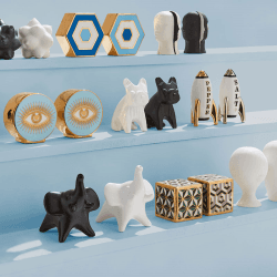 Image showing the French Bulldog Salt & Pepper Shakers, Black & White product.