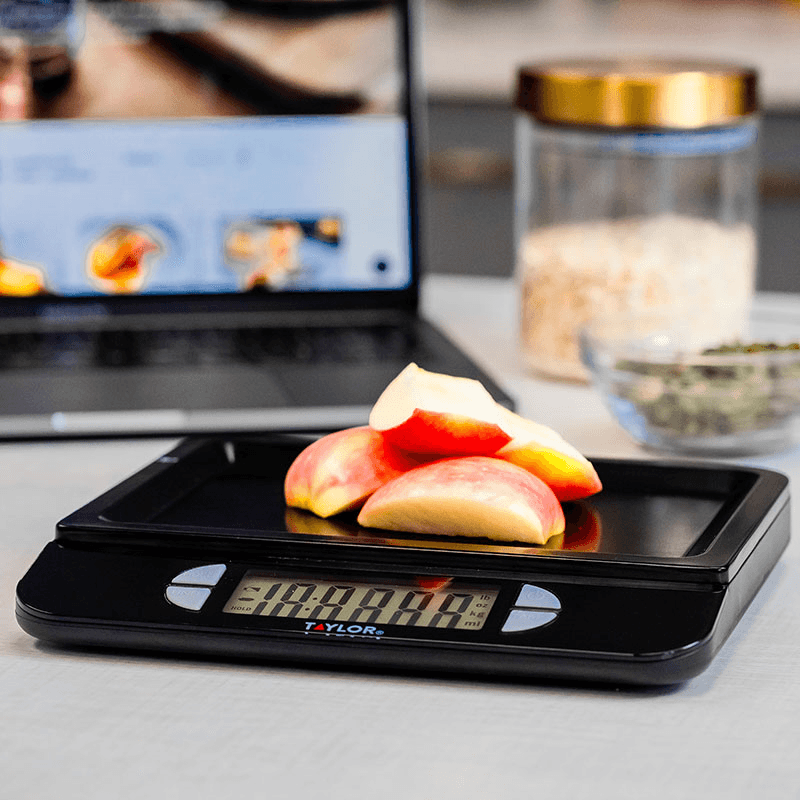 Dual USB Rechargeable Digital Scale, 5KG, Black